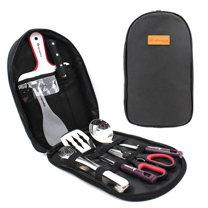 8pcs Camp Kitchen Cooking Utensil Set